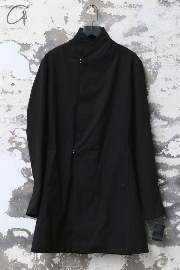 M.A+ Vertical Pocket Slim Fit Long Jacket MA-J124L CMB-HEI Black J124L CMB